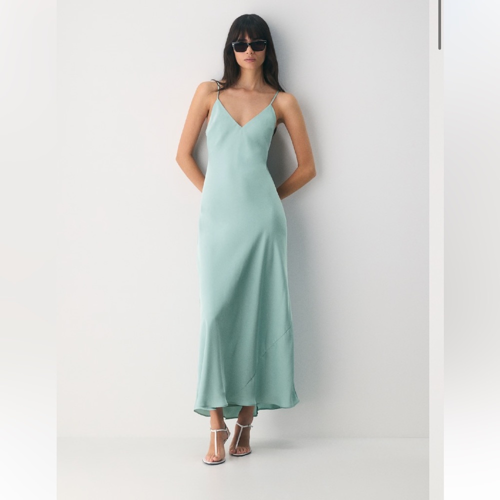 Elegant Mint Green Maxi Dress
